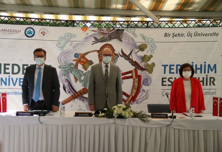 Eskişehir’de 3 üniversitenin rektörleri ’Tercihim Eskişehir’ platformunu tanıttı