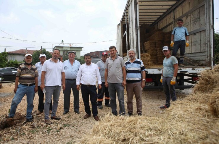 Nilüferli çiftçilerden Manavgat’a anlamlı yardım