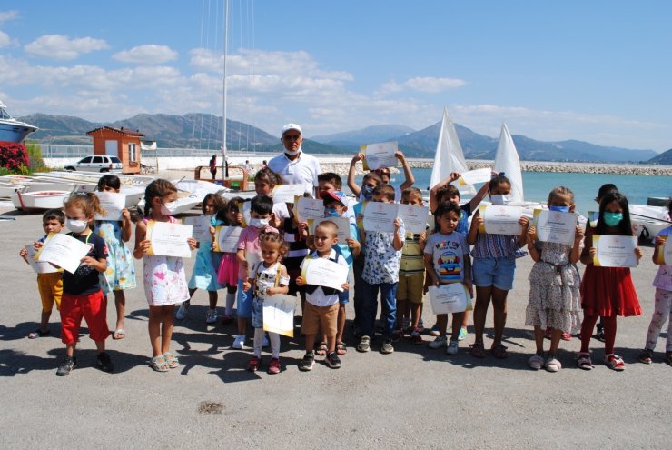 Eğirdir’de, 235 öğrenciye yelken kursu sertifikası