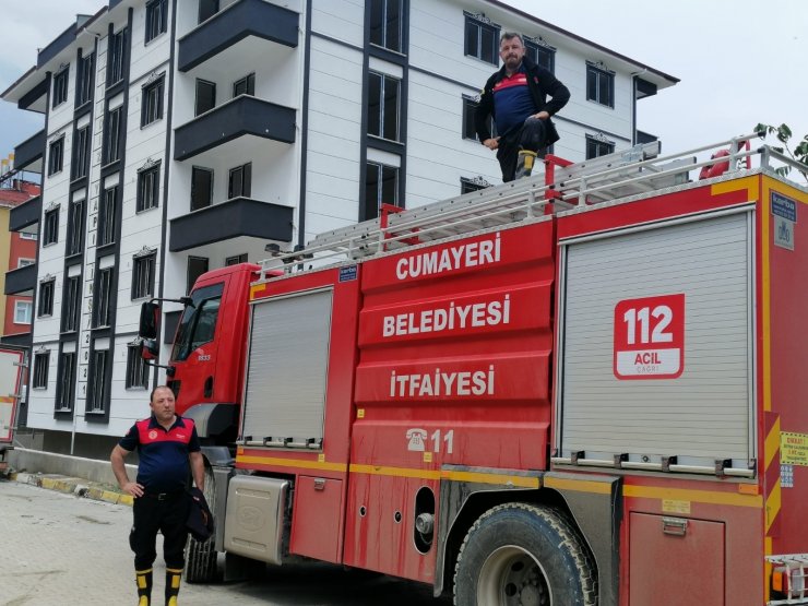Düzceli itfaiyeciler Kastamonu’da