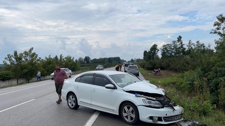 Samsun’da iki otomobil çarpıştı: 4 yaralı