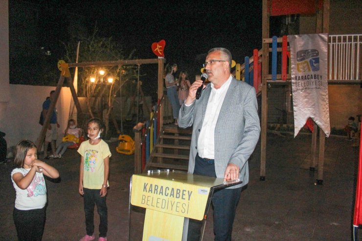 Yılmaz Ovalı Parkı açıldı