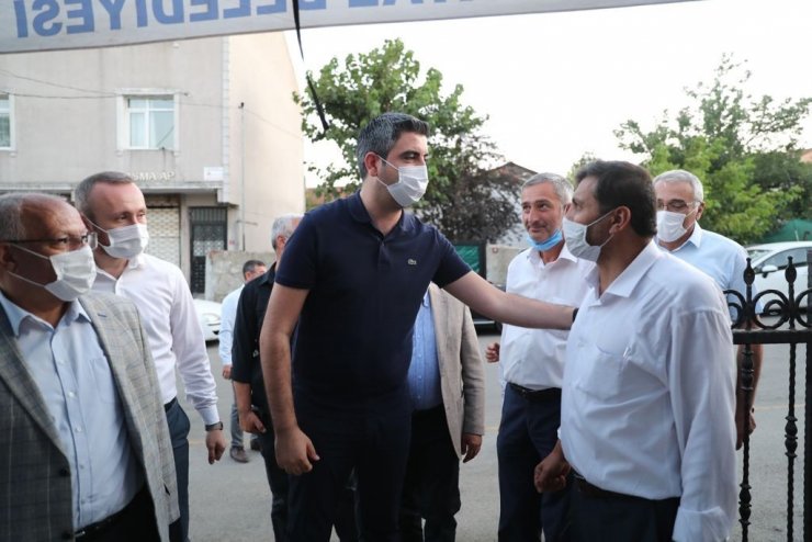 Başkan Gökhan Yüksel’den Ali Baba Sultan Cemevi’ne geçmiş olsun ziyareti