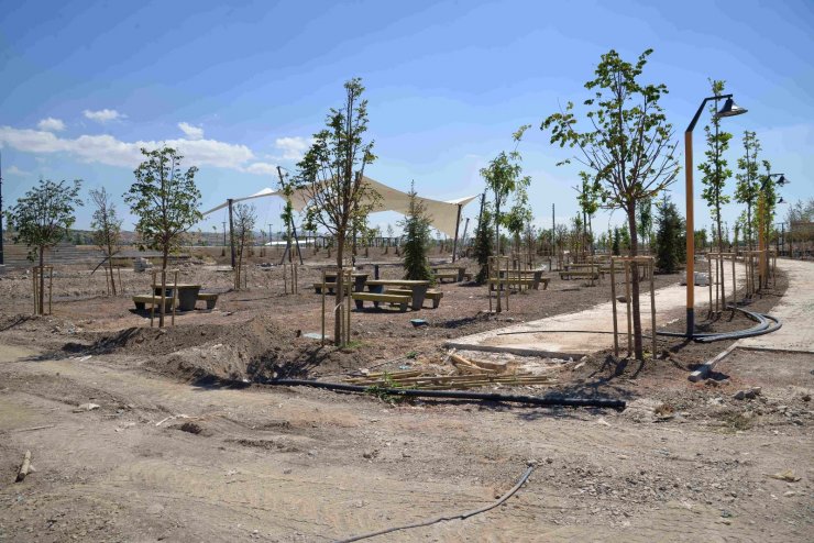 Kahramankazan Millet Bahçesi’nde sona doğru