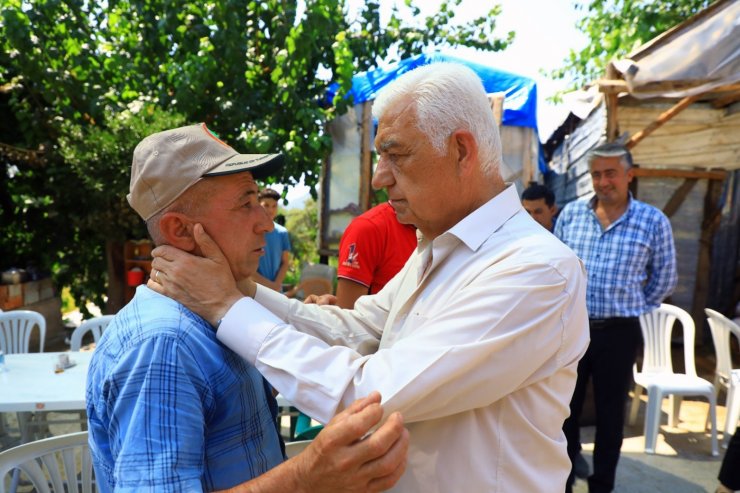 Başkan Gürün, Köyceğiz’de yanan sahalarda incelemelerde bulundu