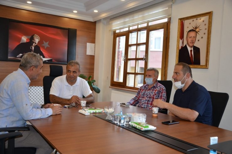 Başkan Kaplan afet bölgesi Bozkurt’a gitti