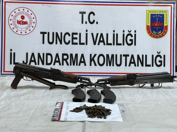 Tunceli’de 2 sığınak imha edildi: Çok sayıda mühimmat ele geçirildi