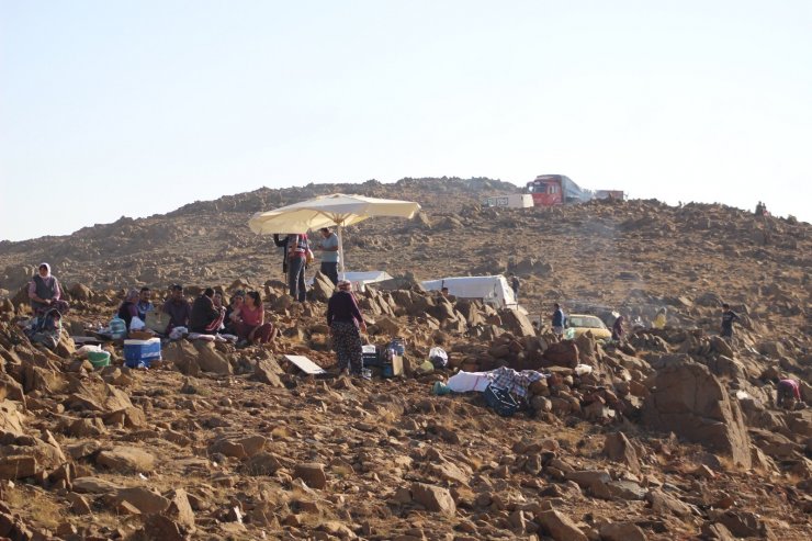 8 asırlık gelenek 2300 metrelik zirvede yaşatıldı