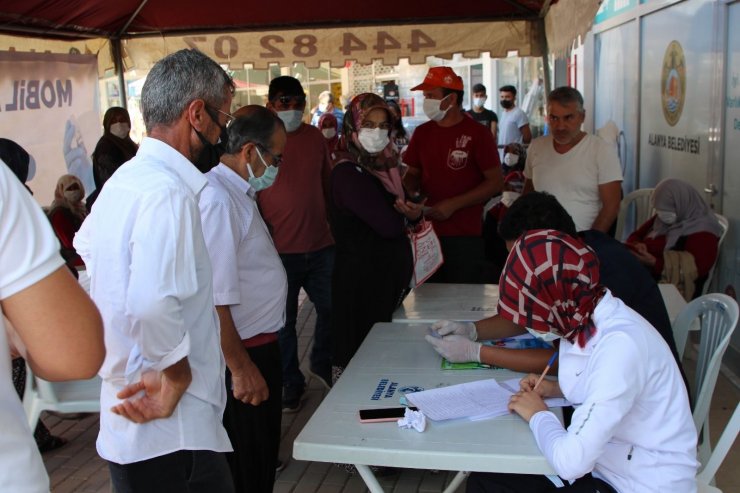 Mobil Aşı Merkezi, Alanya yaylalarında