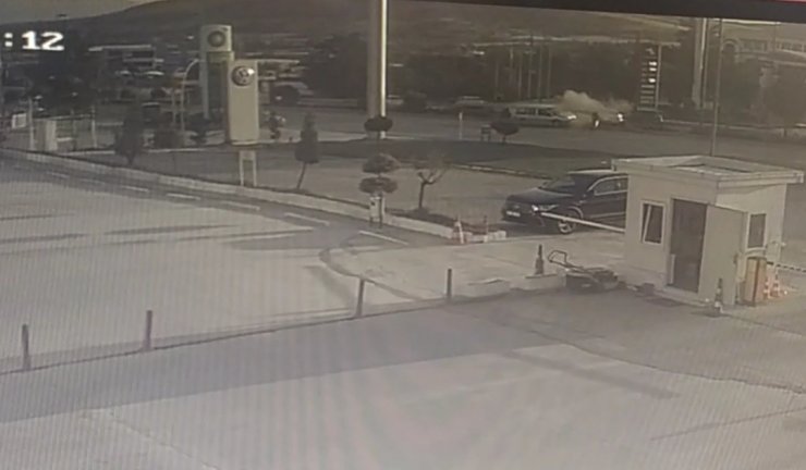 Elazığ’da 5 kişinin yaralandığı kaza güvenlik kamerasında