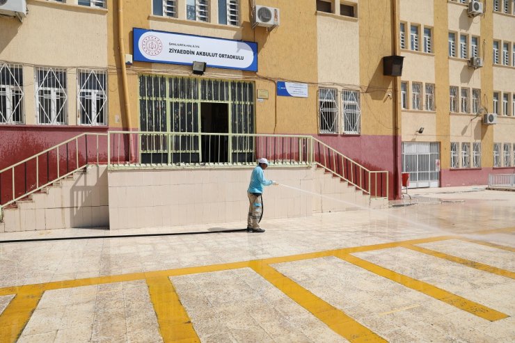 Haliliye’de okul bahçeleri eğitim dönemine hazırlanıyor