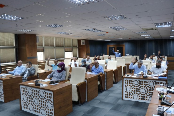 Tekkeköy Belediye meclis toplantısı