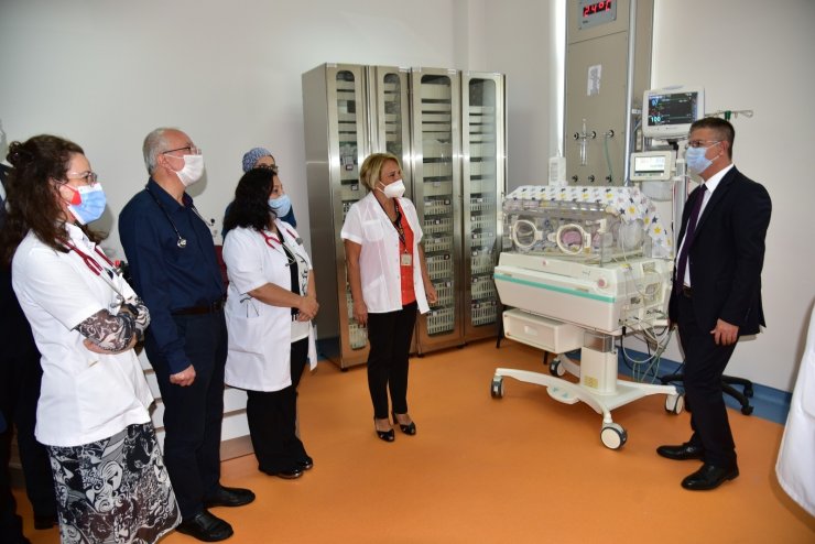 BAÜN Hastanesinde Yenidoğan yoğun bakım ünitesi açıldı