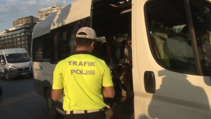 Beyoğlu’nda okul taşıtlarına yönelik denetim