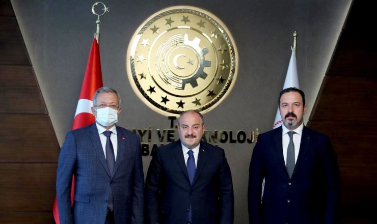 MTOSB Başkanı Tekli, Bakan Varank’ı ziyaret etti