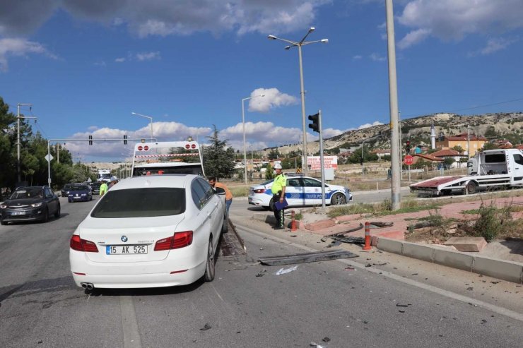 Burdur’da trafik kazası: 4 yaralı