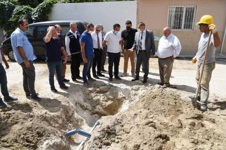 Genel Müdür Aslay, Saruhanlı’daki çalışmaları inceledi