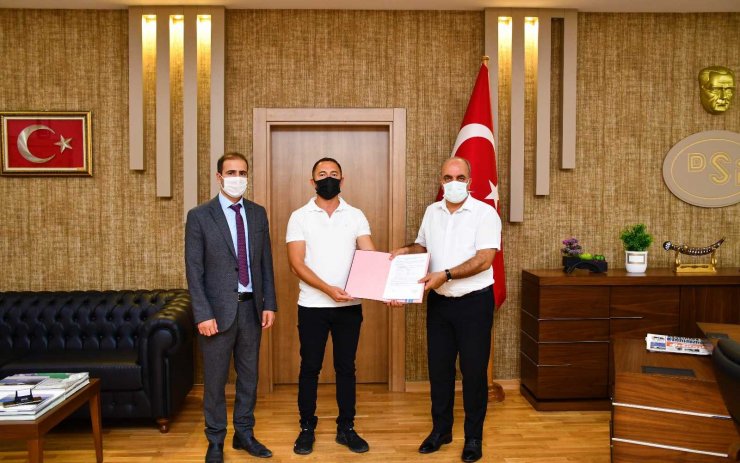 Taşkın ve rusubat inşaatı işine ait sözleşme imzalandı