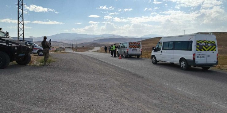 Diyadin’de öğrenci servisleri denetlendi