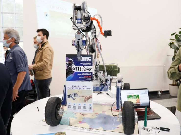 Öğrencilerin Mars keşif aracı uluslararası yarışmada dereceye girdi