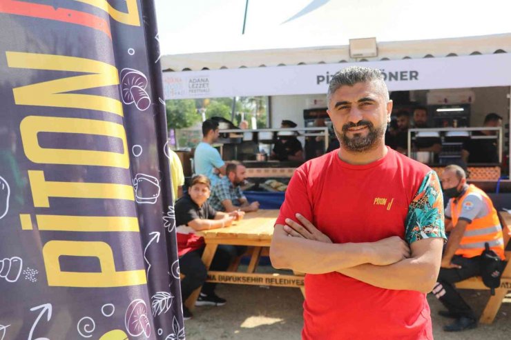 "Piton Döner" Adana Lezzet Festivali’ne damga vurdu