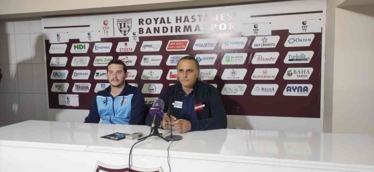 Bandırmaspor - MKE Ankaragücü maçı ardından