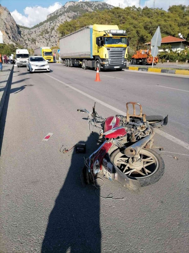 Fethiye’de motosiklet kazası: 1 ölü