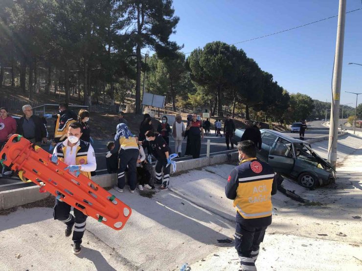 Burdur’da trafik kazası: 1 ölü, 3 yaralı