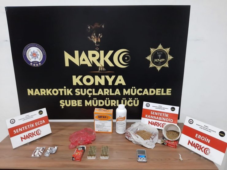 Konya’da uyuşturucu operasyonu: 5 tutuklama