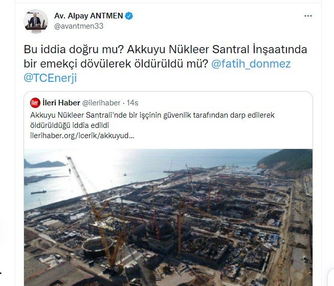 AK Parti’li Özkan: "Akkuyu NGS ile ilgili iddialar tamamen asılsız"