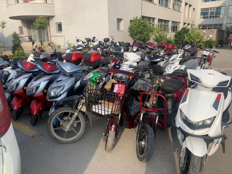 Motosiklet ve elektrikli bisiklet hırsızlarına operasyon: 14 gözaltı