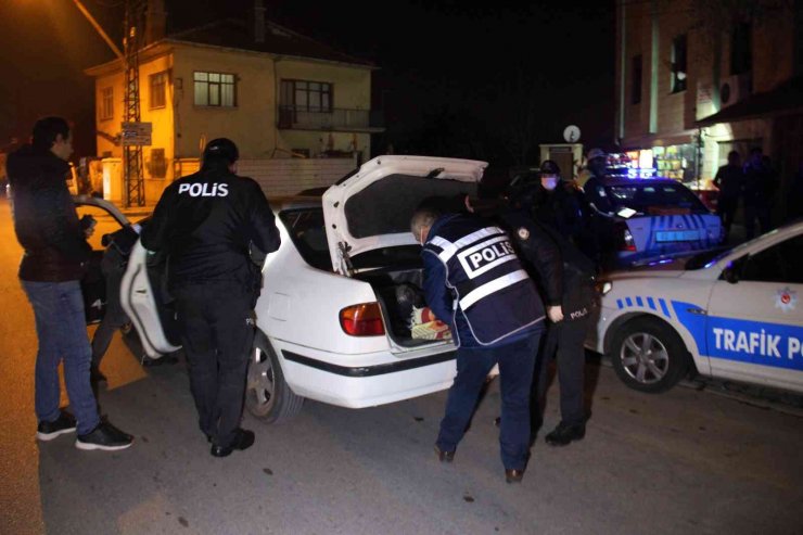 Konya’da polisten “şok” uygulama