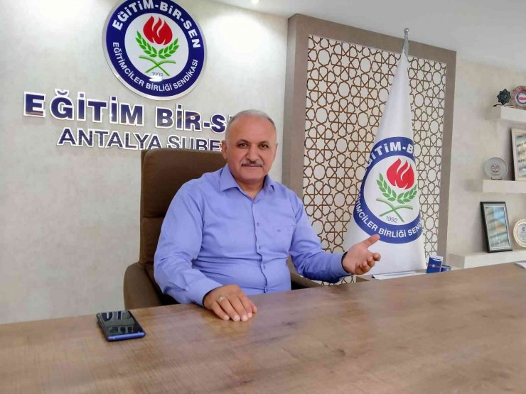 Eğitim Bir Sen Antalya Şube Başkanı Miran: ”Fırsat eşitliği için okullara kaynak aktarılmalı”