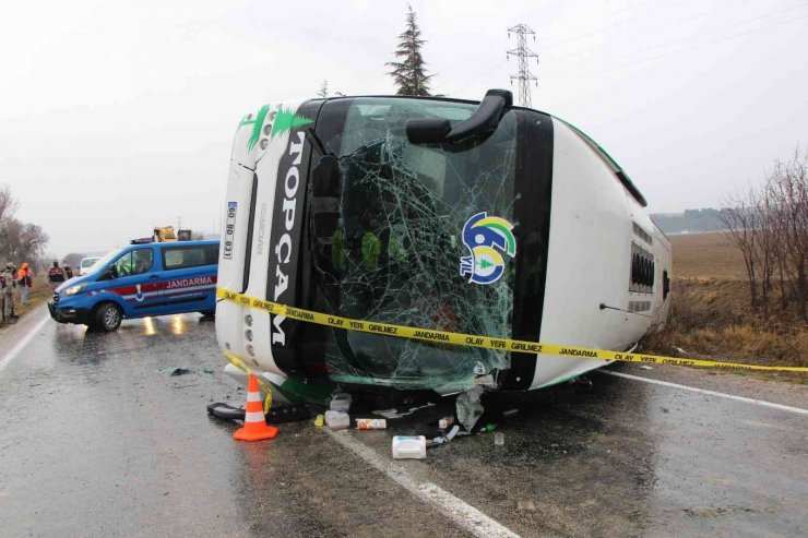 Amasya’daki otobüs kazası
