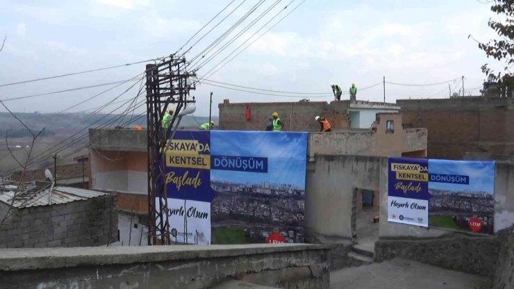 Fiskaya’da kentsel dönüşüm başladı