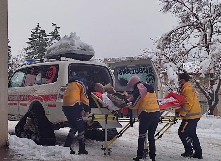 Seydişehir’de paletli ambulanslar acil hastalar için göreve hazır