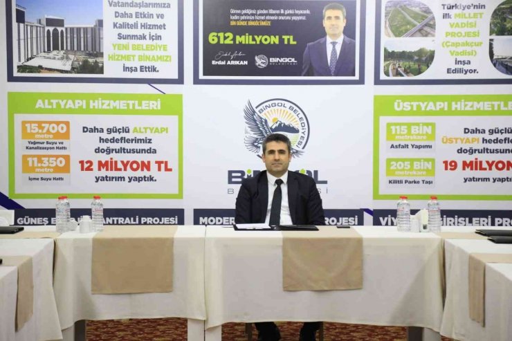 Bingöl Belediye Başkanı Arıkan, projeleri anlattı