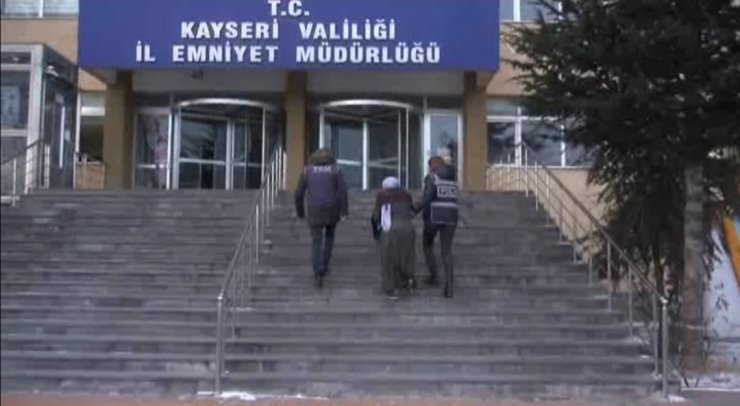 Kayseri’deki FETÖ operasyonunda 2 tutuklama