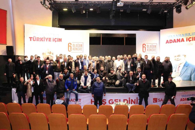 Saadet Partisi Adana İl Başkanlığı’nda bayrak değişimi