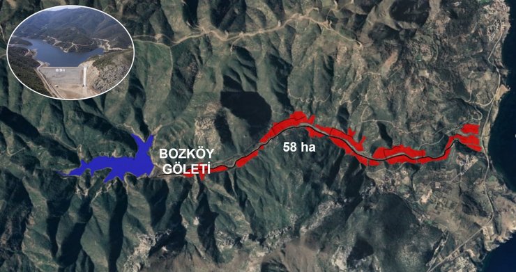 Karaburun Bozköy’de işlem tamam: 580 dekar arazide sulama yapılacak