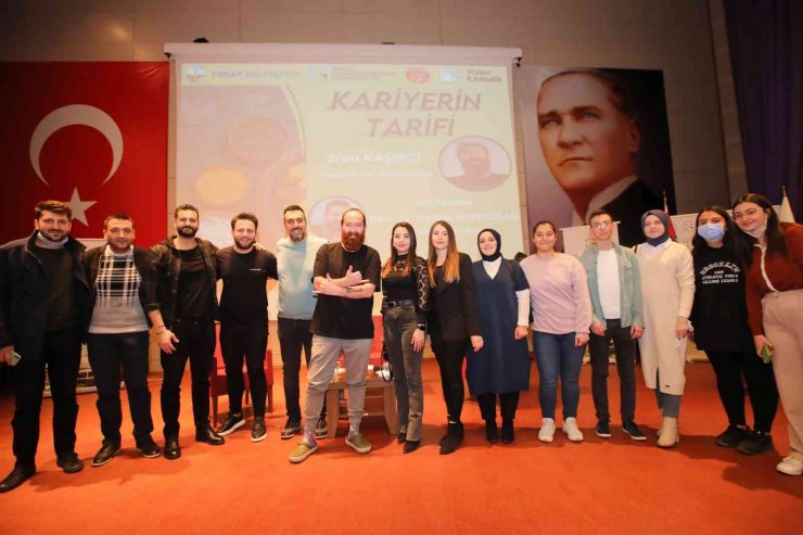 Tokat’ta kariyer gününe şampiyon şef konuk oldu