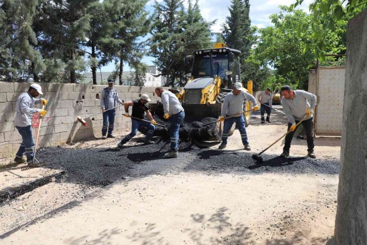 Kahta’da asfalt çalışmalarına hız verildi