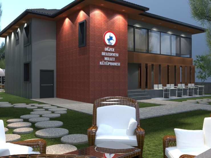 Düzce’nin kütüphanesinde çalışmalar sürüyor