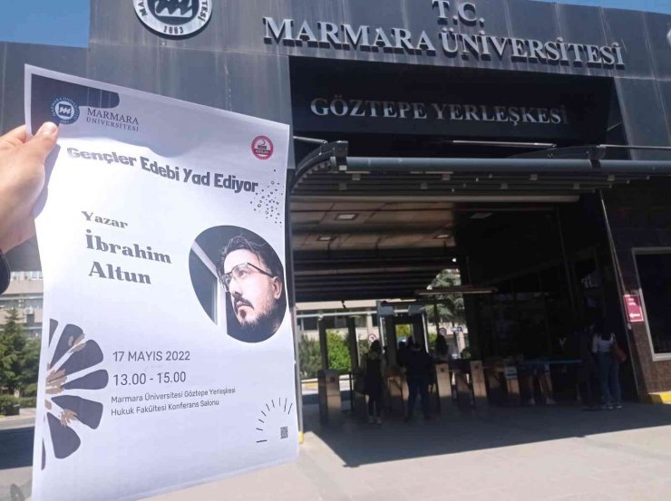 Ağrılı Eğitimci Yazar İbrahim Altun Marmara Üniversitesi’nde gençlerle buluştu