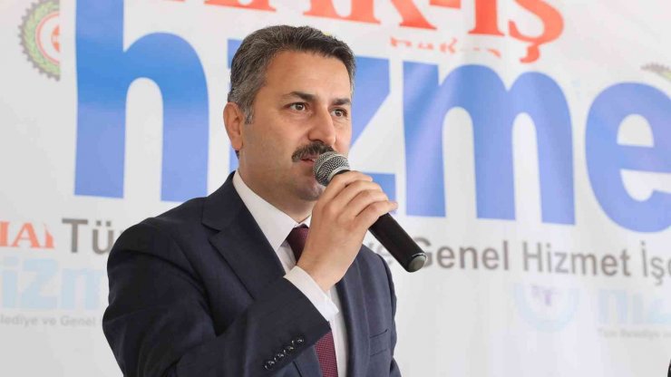 Başkan Eroğlu: “İşçimizin alın teri kurumadan emeğinin karşılığını verdik”