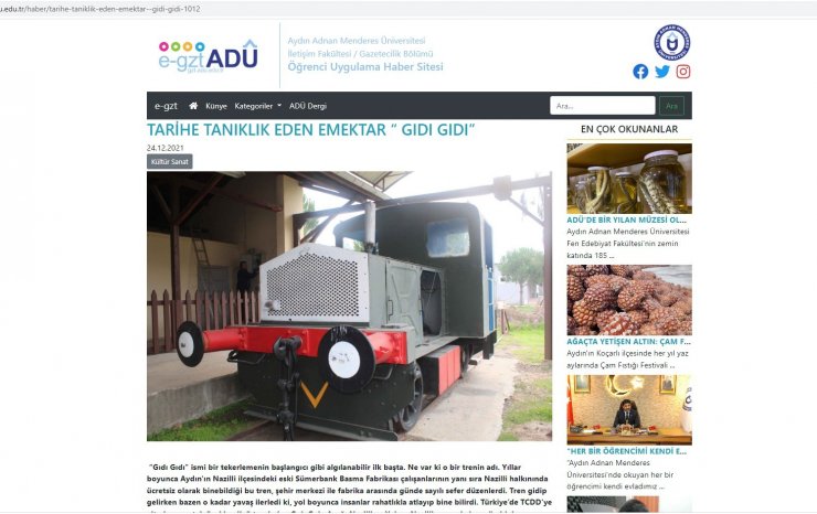 ADÜ öğrencisi Özkan, ‘Geleceğin İletişimcileri’ yarışmasında finale kaldı