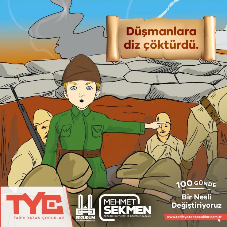 TYÇ çocuklara, Atatürk’ün anlatıldığı kitapları paylaştı