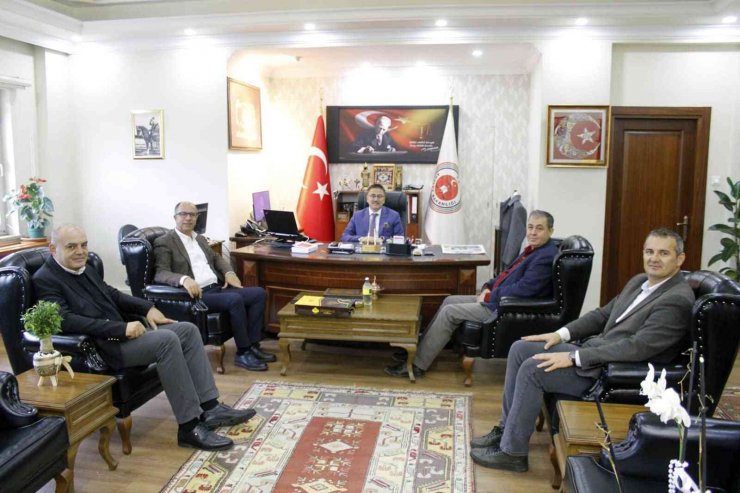 Mermerciler Derneğinden Başsavcı Dönmez’e ziyaret