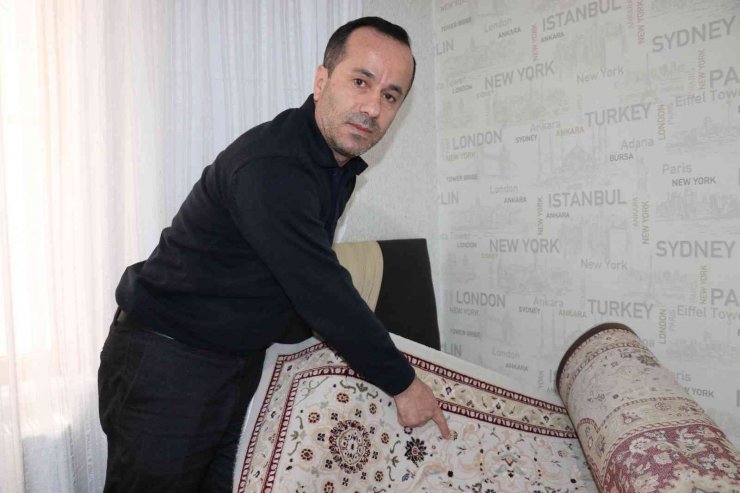 Üzerinde Arapça ’Allah’ yazısı bulunduğu iddia edilen halıyı üreten firmaya tepki