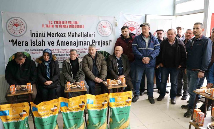 İnönü’de 582 dekar mera alanı ıslah ediliyor